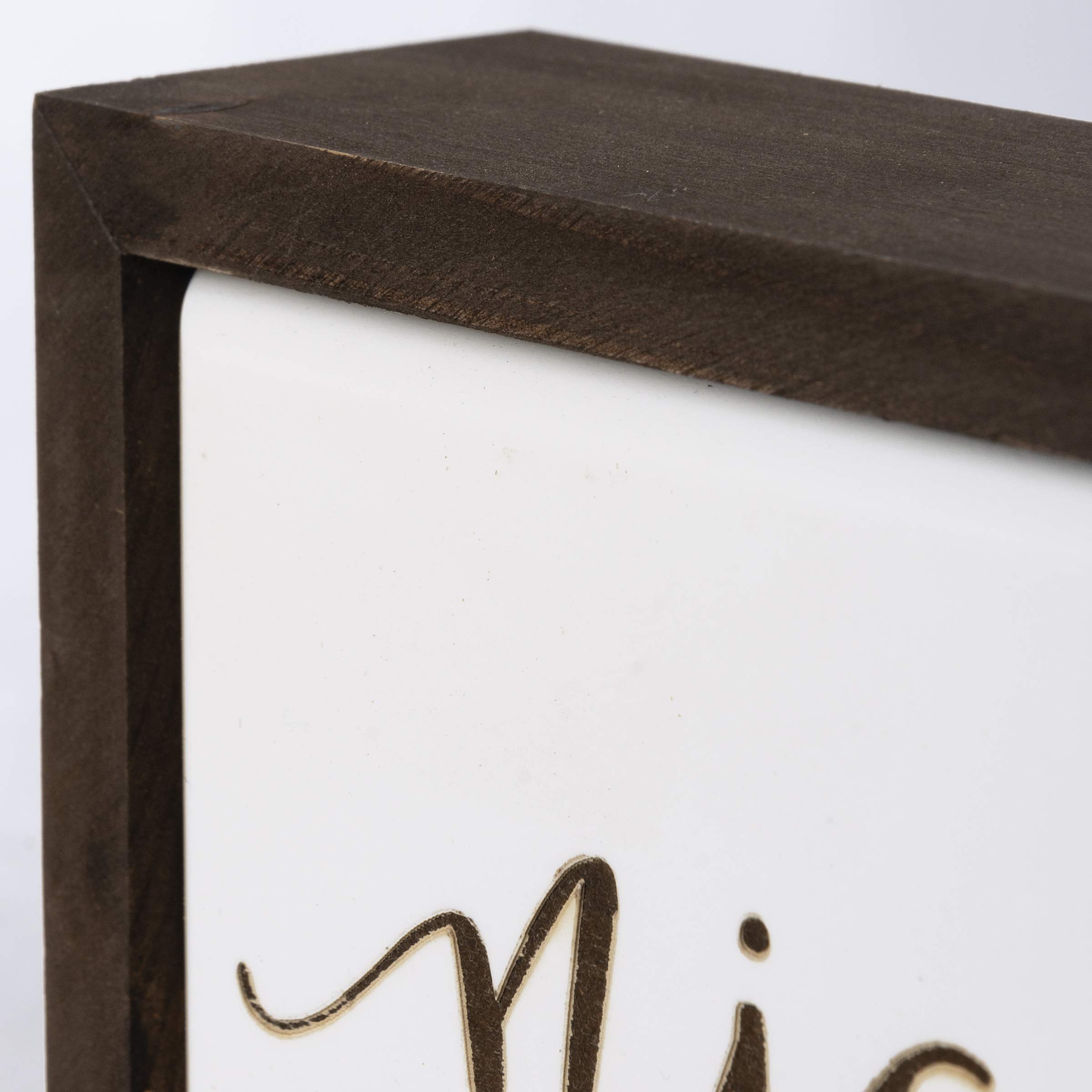 Primitives by Kathy Nice Butt Box Sign - Rustic Wooden Wall Decor for Farmhouse, Bathroom & Funny Home Decor - Perfect for Gifts, Parties & Humorous Home Accents