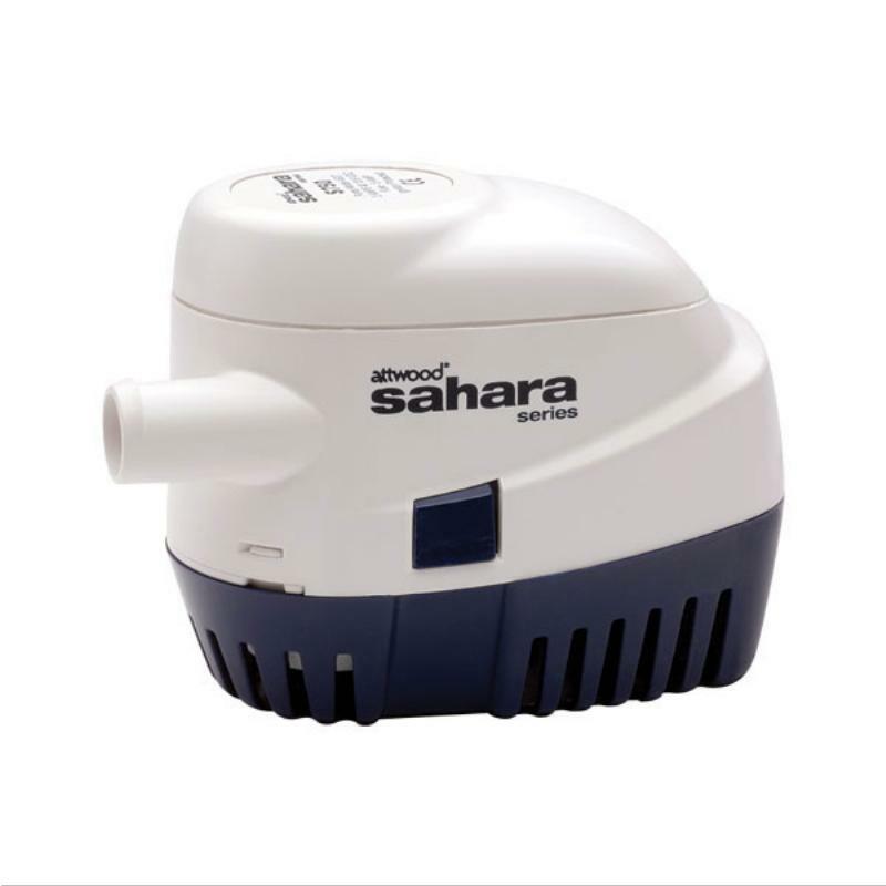 Attwood Sahara MK2 Automatic Bilge Pump 12V 1100GPH - High Performance Marine Boat Water Pump for Bilge Drainage, Flood Control & Emergency Use