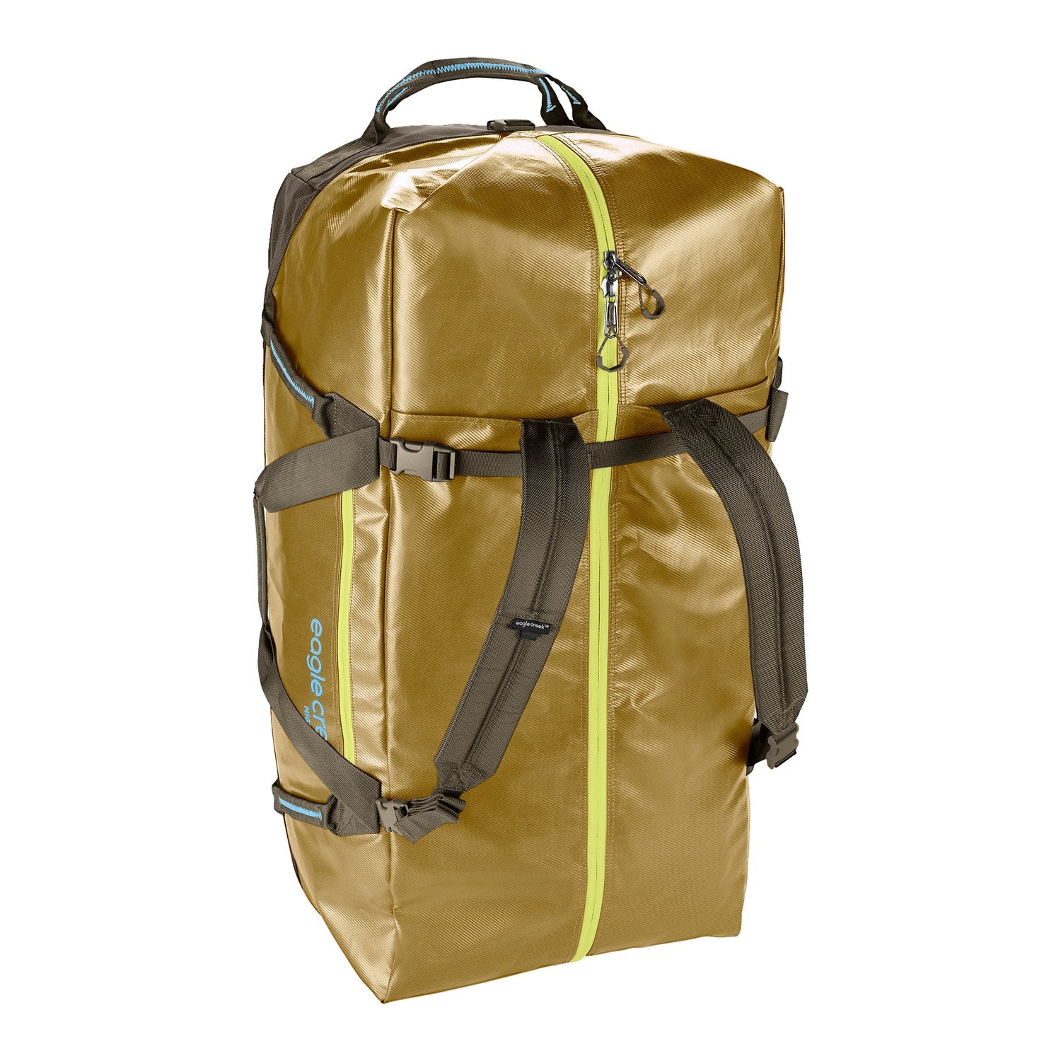 Eagle Creek Migrate Wheeled Duffel 130L - Large Travel Duffel Bag with Wheels, Durable Field Brown Luggage for Adventure Travel & Outdoor Gear Storage
