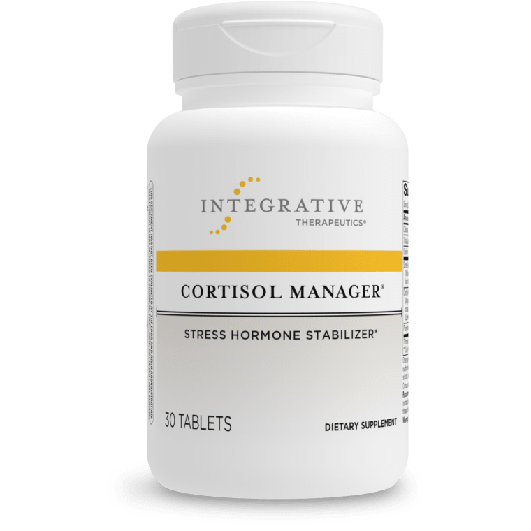 Cortisol Manager® Supplement for Stress Relief & Sleep Support - Natural Cortisol Balance for Relaxation & Better Sleep | Ideal for Work Stress, Travel & Nighttime Relaxation