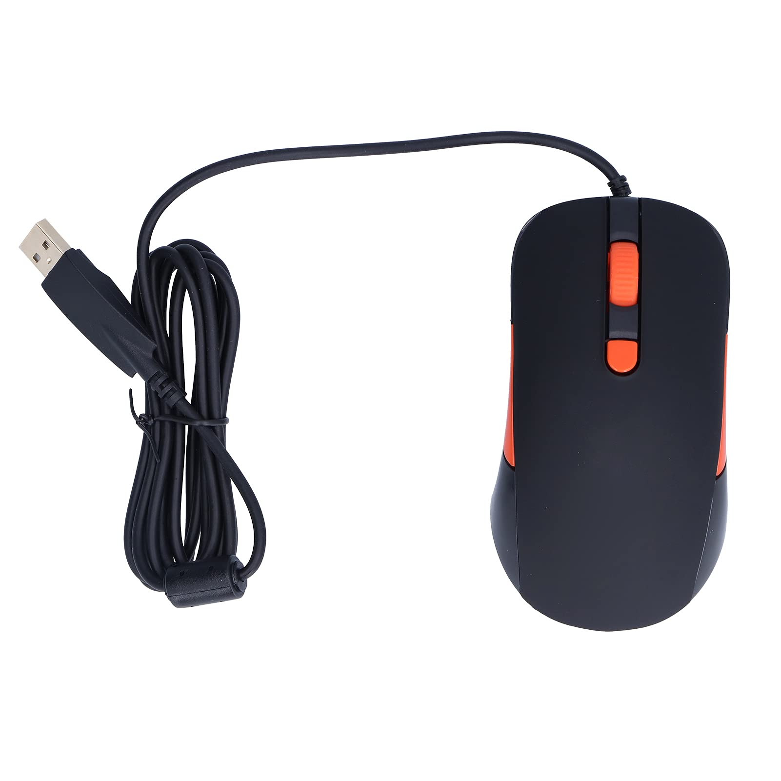 Ergonomic Gaming Mouse USB Portable Optical 4 DPI Adjustable for PC Laptop - Perfect for Gaming, Work, and Travel