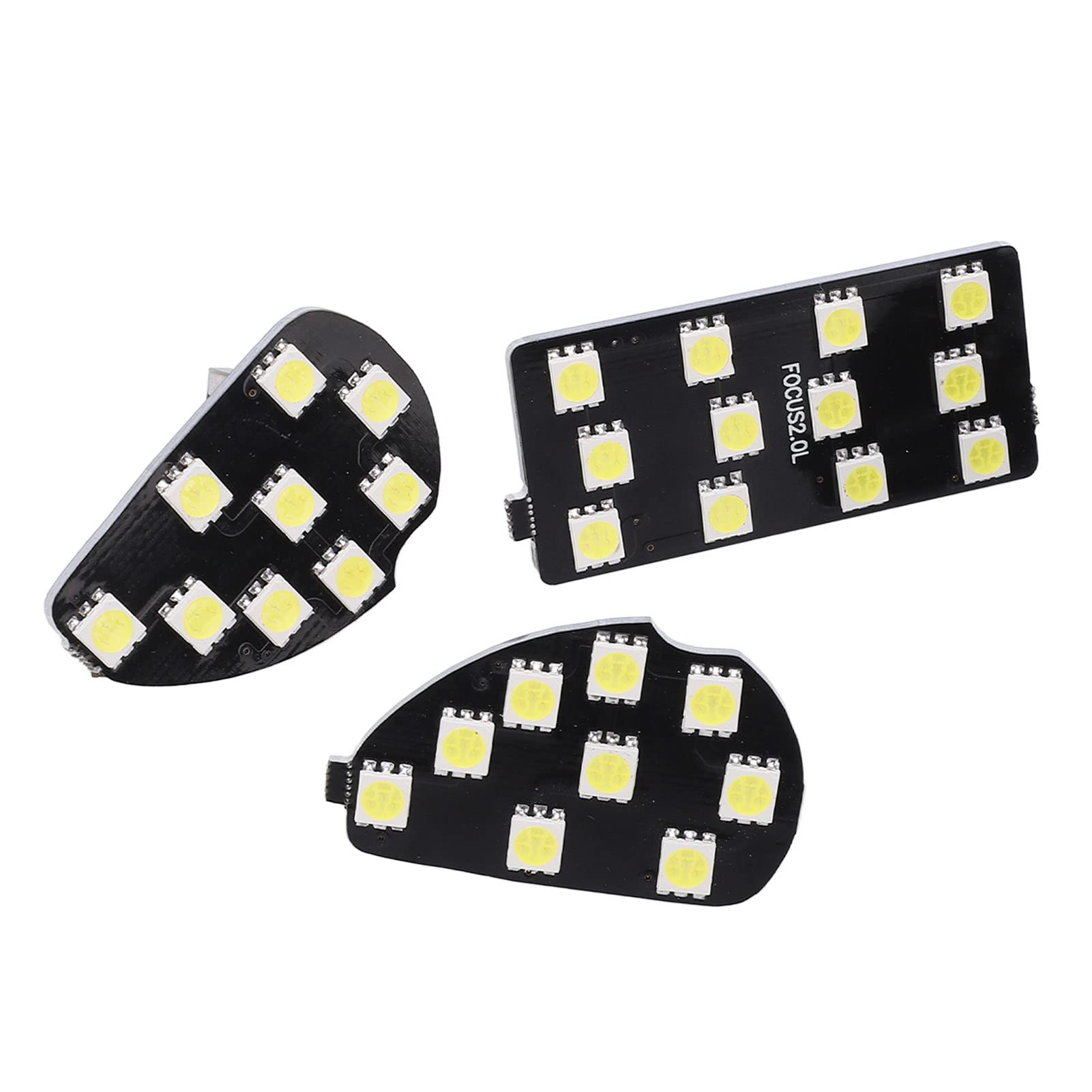 12V LED Panel Dome Light 3PCS - 8000LM White Interior & Convenience Bulbs for Car Roof Ceiling - 30 LEDs Auto Inner Lamps, Reading & Map Light Replacement - Perfect for Night Driving, Camping & Vehicle Interior Lighting