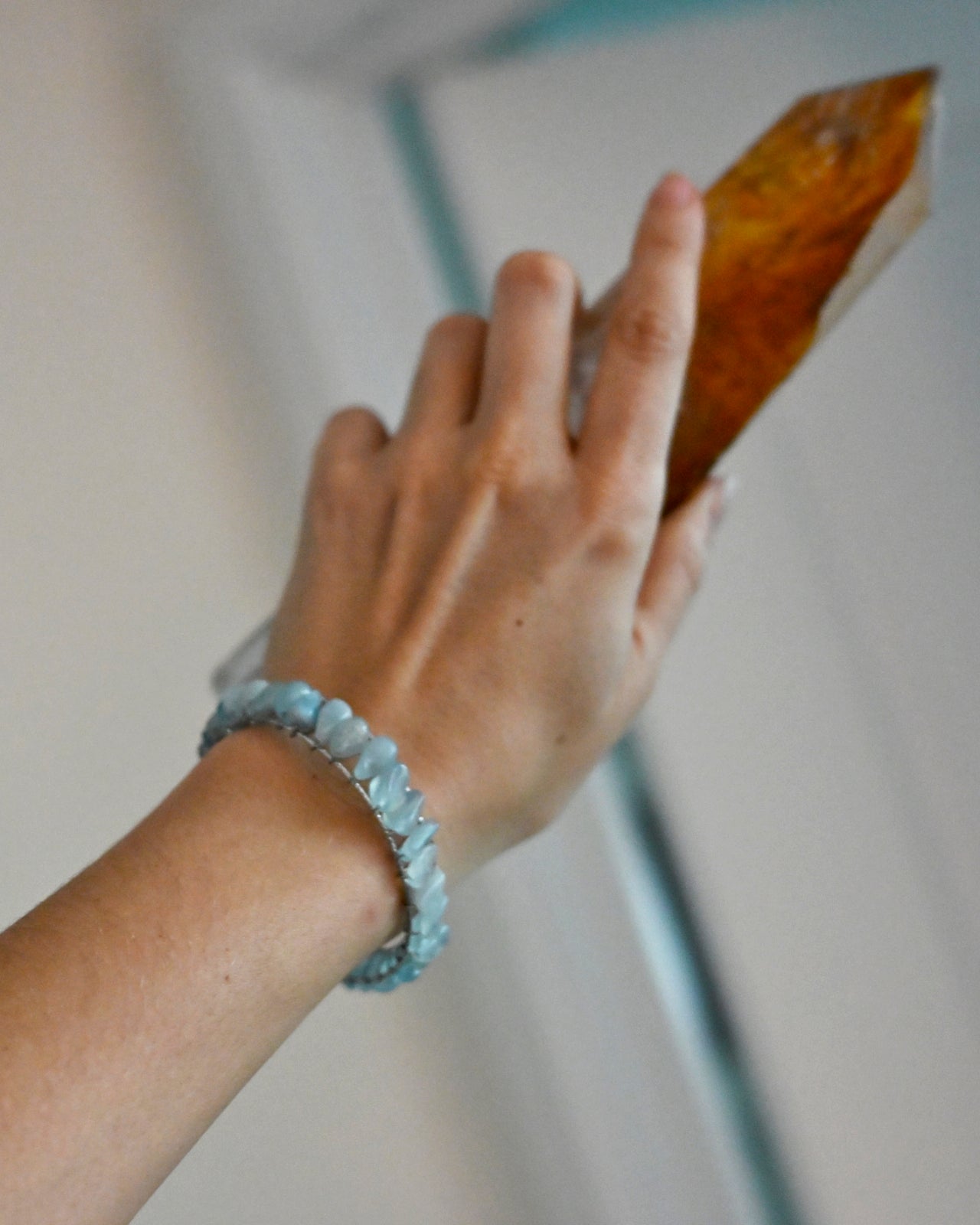 Elegant Aquamarine Bangle Bracelet for Women – Genuine Gemstone Jewelry Gift for Birthday, Anniversary & Special Occasions | Perfect for Weddings, Parties & Everyday Wear