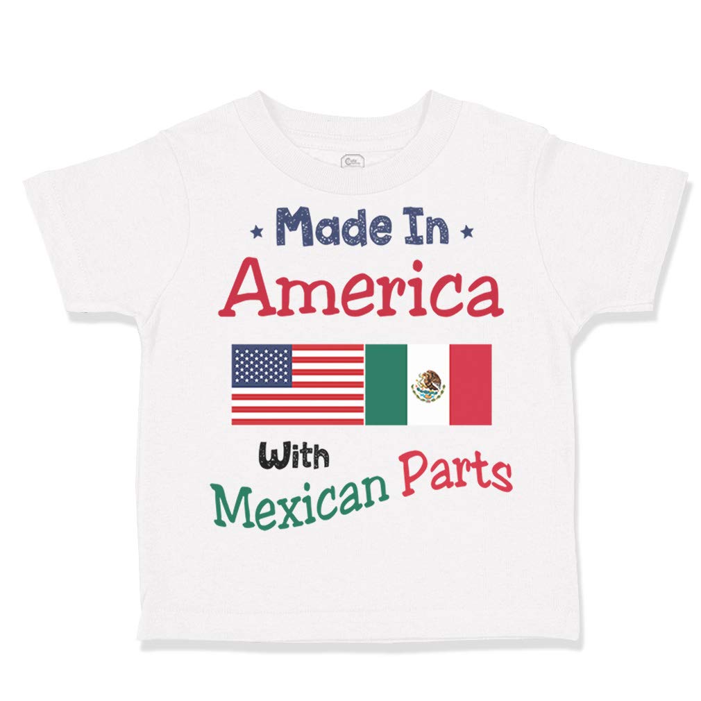 Custom Toddler T-Shirt - 100% Cotton American-Made with Mexican Style Design | Perfect for Playdates, Family Photos & Everyday Wear