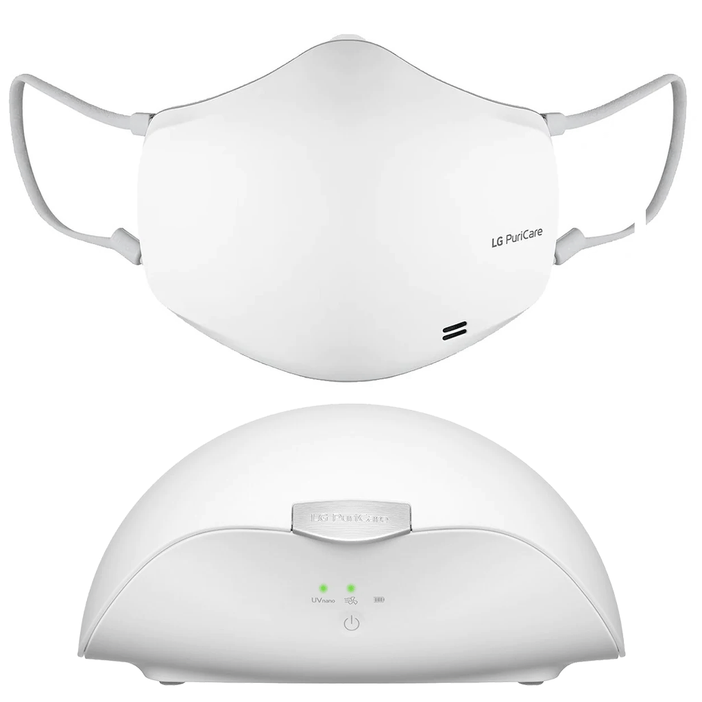 AP551 PURICARE™ Wearable Air Purifier Mask (2nd Generation) with Optional Carrying Case - Portable Personal Protection for Travel, Commuting & Outdoor Activities