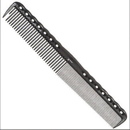 Professional Wide Tooth Cutting Comb for Hair Styling - Black | Perfect for Salon, Barber & Home Haircuts, Detangling & Styling