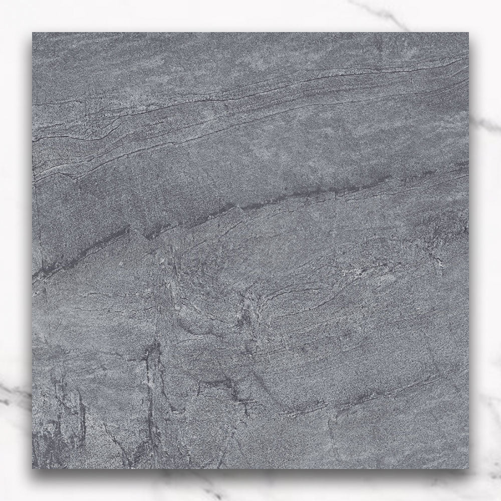 Premium Mondial Grey 600x600mm Porcelain Floor Tile - Stone Look Outdoor Pavers for Patio, Garden & Poolside Areas