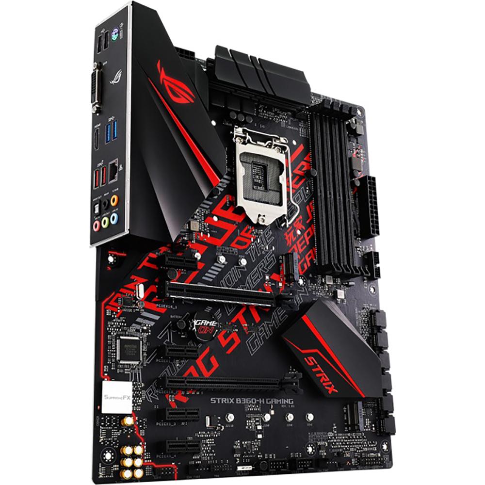 ASUS ROG STRIX B360-H Gaming Motherboard - LGA 1151 Socket, Intel 300 Series Chipset for High Performance PC Builds | Perfect for Gaming Rigs, Streaming Setups & Content Creation Workstations