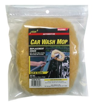 Premium Acrylic Car Wash Mop Replacement Head - Soft & Durable Microfiber Pads for Gentle Vehicle Cleaning - Perfect for Cars, Trucks & SUVs