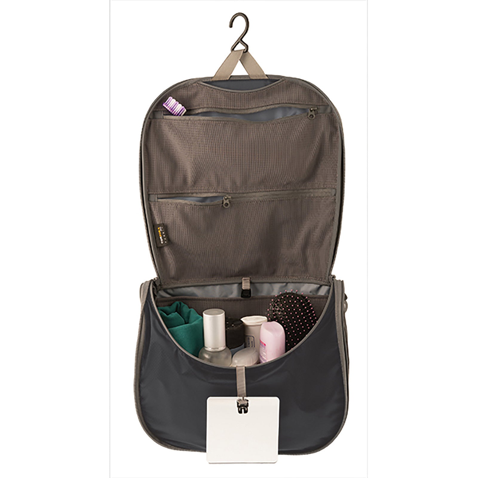 Sea to Summit Travelling Light Hanging Toiletry Bag - Waterproof Travel Cosmetic Organizer for Camping, Hiking & Backpacking - Compact Hanging Toiletry Case with Multiple Pockets