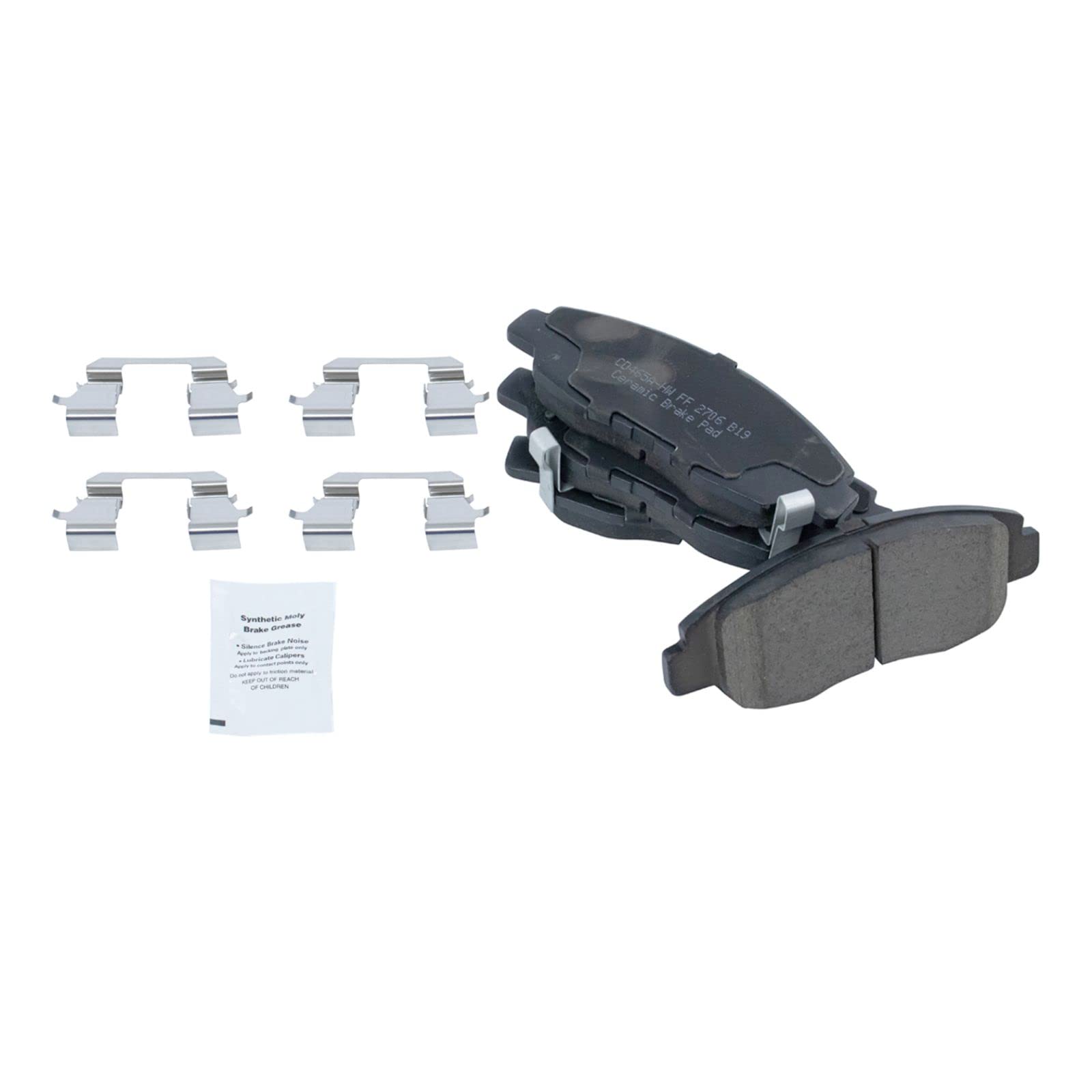 Premium Ceramic G-Coated Brake Pad & Rotor Kit with Caliper & Chemical Kit - Compatible with 1996-2005 Honda Civic & 2010-2014 Insight - High Performance Braking for City Driving & Daily Commutes
