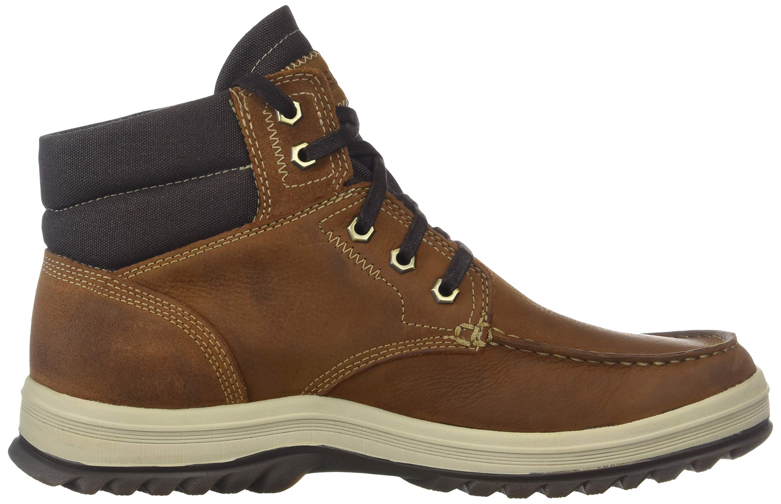 Rockport Men's World Explorer Moc Toe Slip-Resistant Casual Shoes - Comfortable Walking & Light Hiking for Outdoor Adventures