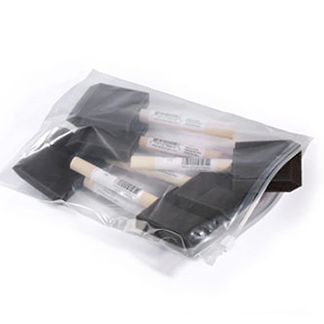 Resealable Slider Zipper Bags 13x18 Inches - 3 Mil Thick Clear Plastic Storage Bags - Pack of 250 - Ideal for Food Storage, Crafts & Organization