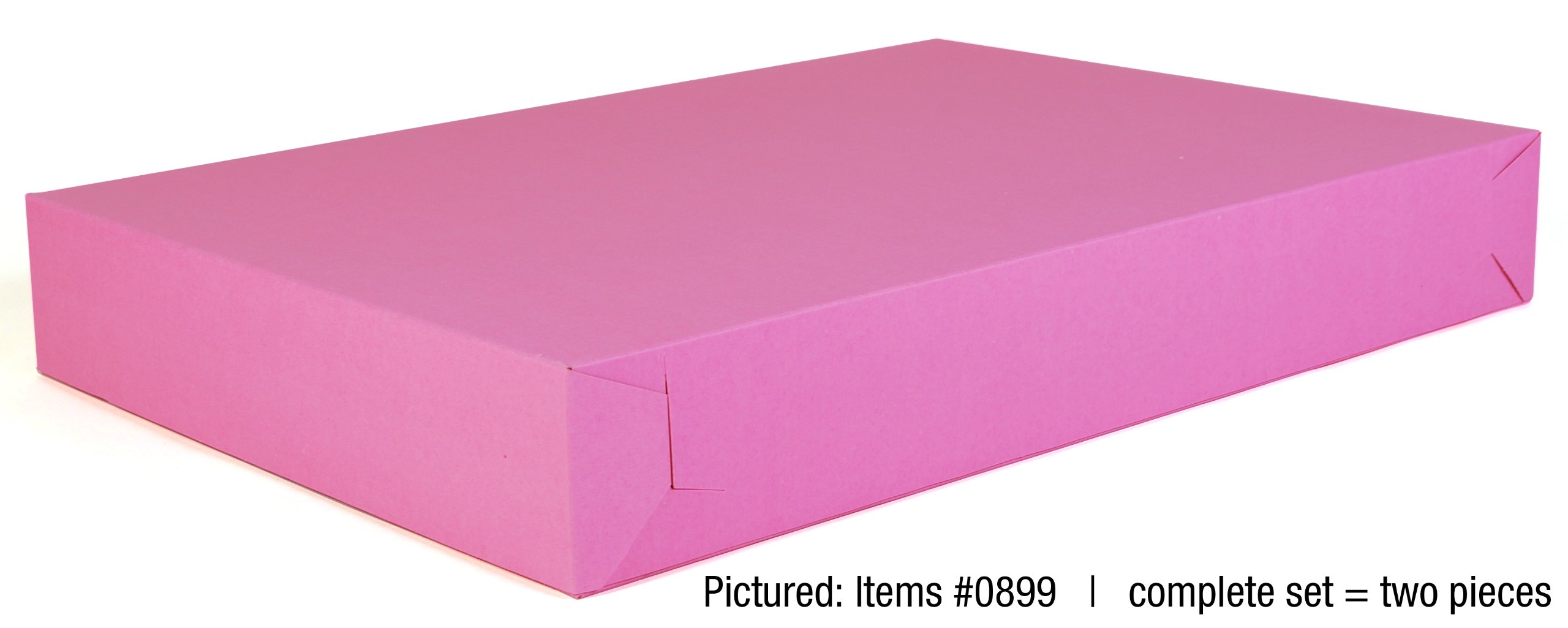 Southern Champion Tray 0899 Pink Paperboard Bakery Tray - 28