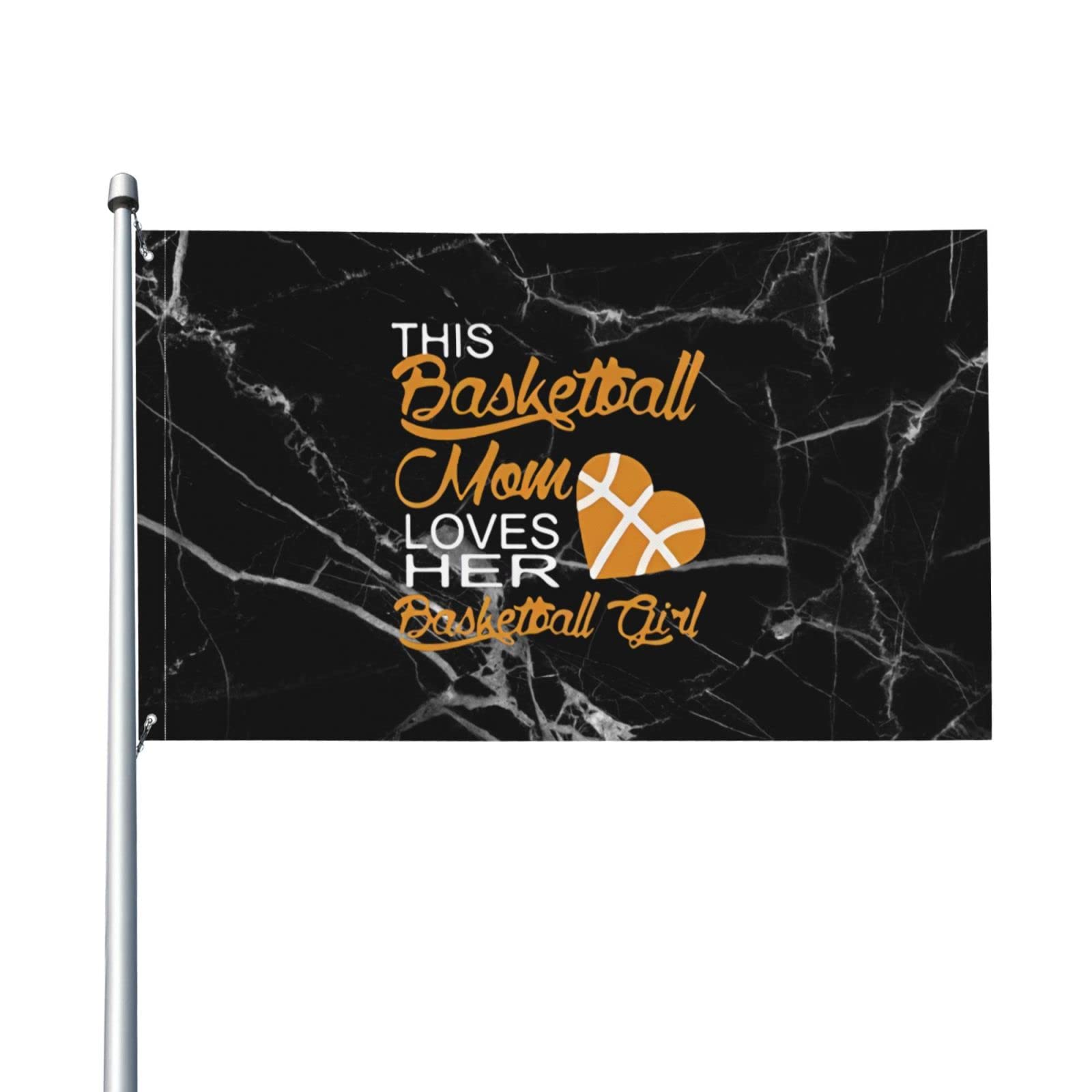 3x5ft Basketball Mom Yard Flag - Outdoor Garden Banner for Sports Fans