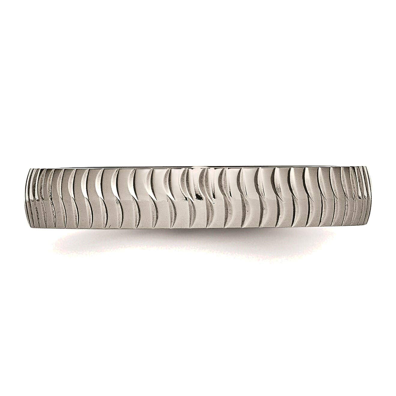 Titanium Textured Ring Size 8 - Bonyak Jewelry for Men & Women