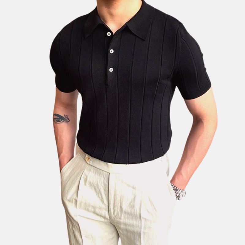 Antonio's Clothing Premium Italian Polo T-Shirt for Men - Stylish & Comfortable Casual Wear for Office, Golf & Everyday Outfits