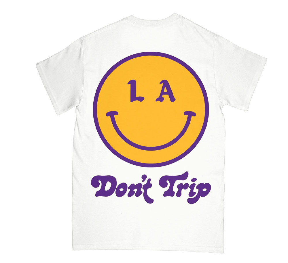 Be Happy La Tee - Soft Cotton Graphic T-Shirt for Women | Trendy Casual & Streetwear Fashion | Perfect for Everyday Wear, Outings & Gifts