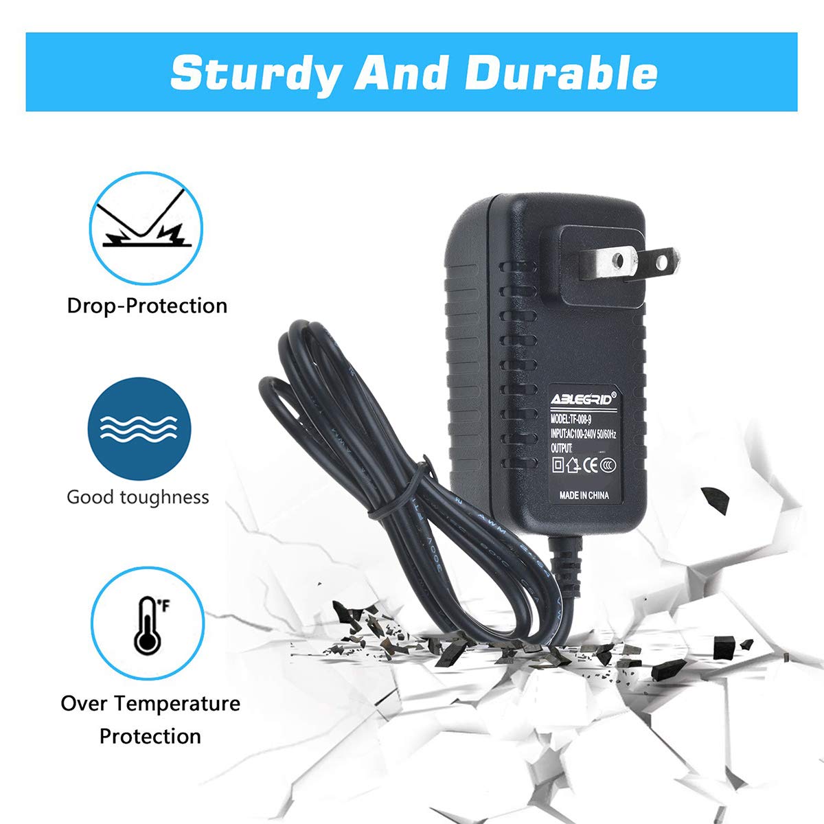 ABLEGRID AC Adapter for NuVision Encite Split 11 11.6