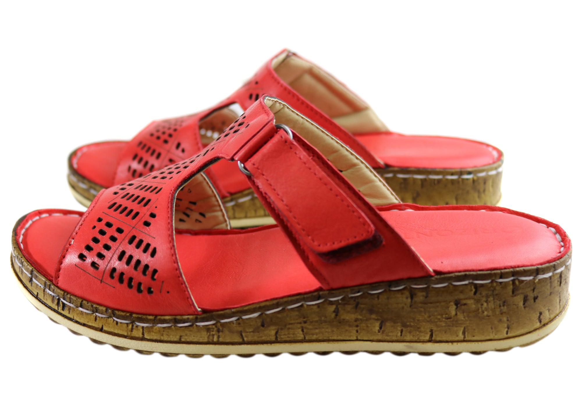 Orizonte Women's Comfortable Leather Slides Sandals - European Style Saffron Slippers for Home, Beach & Casual Wear