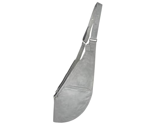 Gray Genuine Leather