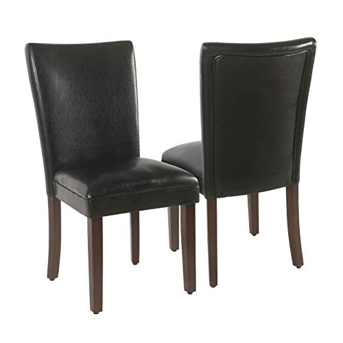 Black Faux Leather (Set of 2)