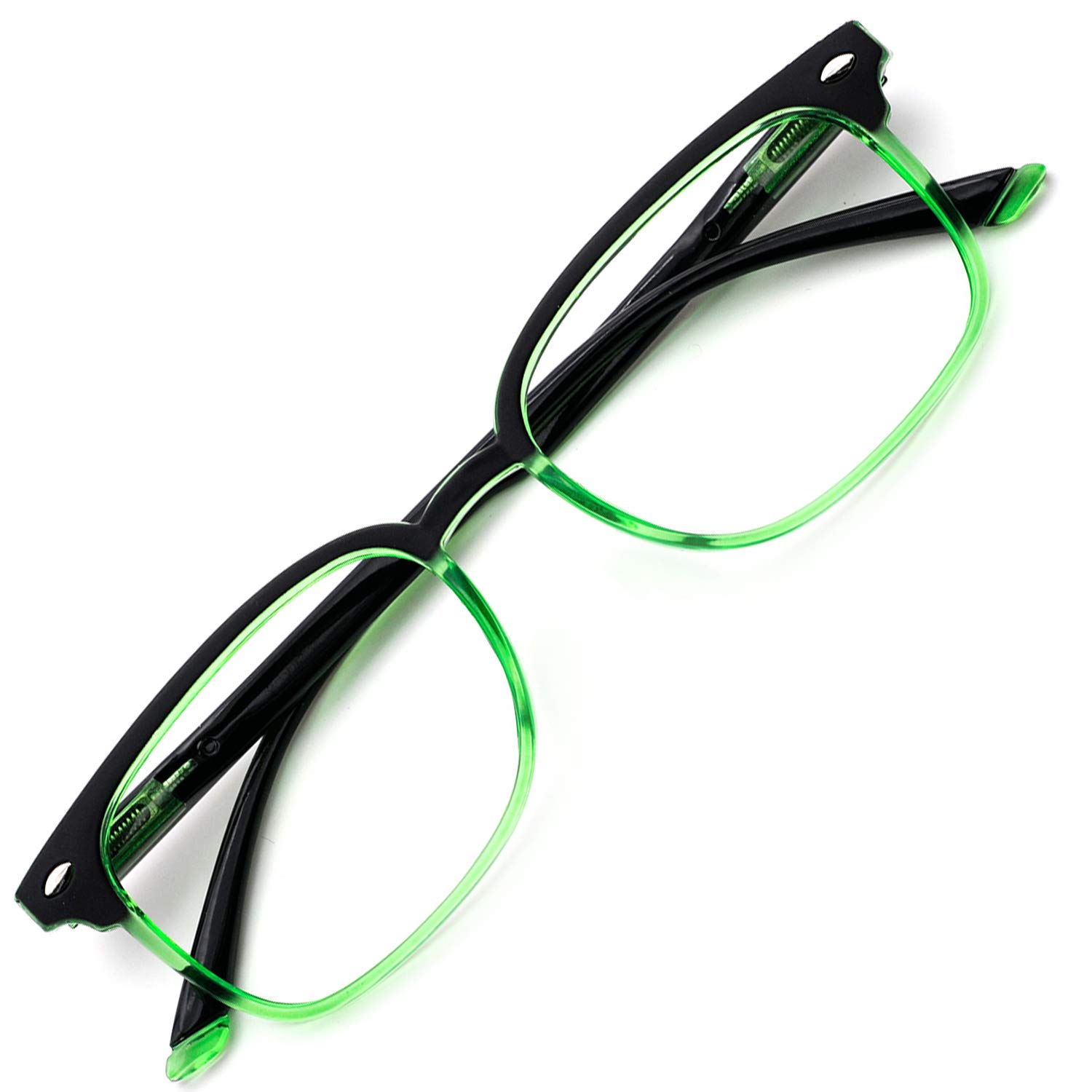 OCCI CHIARI Fashion Reading Glasses for Women & Men - Lightweight Eyeglass Frames with Spring Hinges - Perfect for Reading, Working, and Daily Use