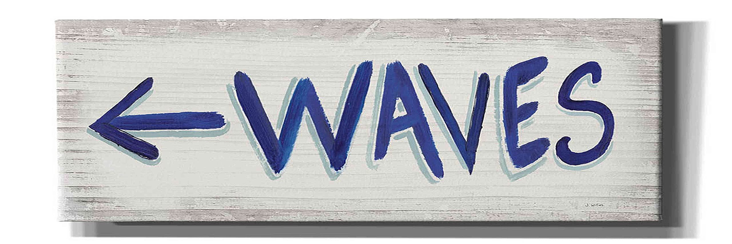 Epic Graffiti 'Beach Time IX' by James Wiens - Large 60x20 Inch Canvas Wall Art for Living Room, Bedroom & Office Decor - Modern Coastal Beach Painting for Home & Commercial Spaces