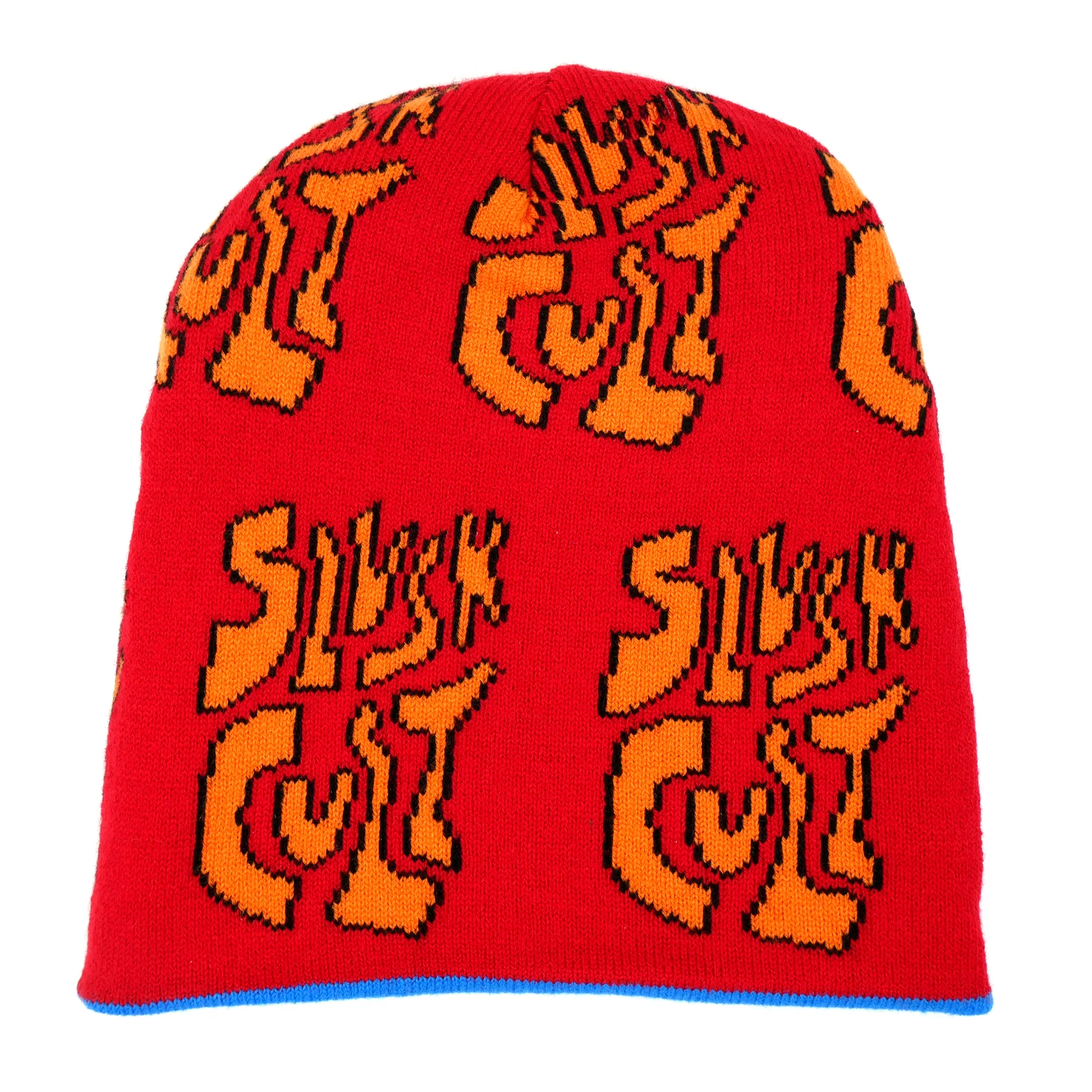 Slushcult Reversible Skull Cap Beanie for Men & Women - Winter Skull Design Knit Hat for Cold Weather - Perfect for Snowboarding, Skiing, and Streetwear Fashion