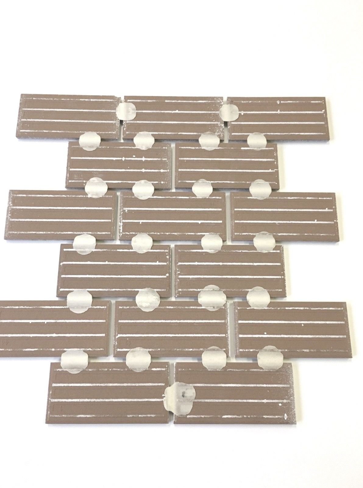 2x4 Inch White Glossy Ceramic Subway Tile - 10 Pack for Kitchen Backsplash, Bathroom Wall, Shower Surround - Easy to Clean & Waterproof