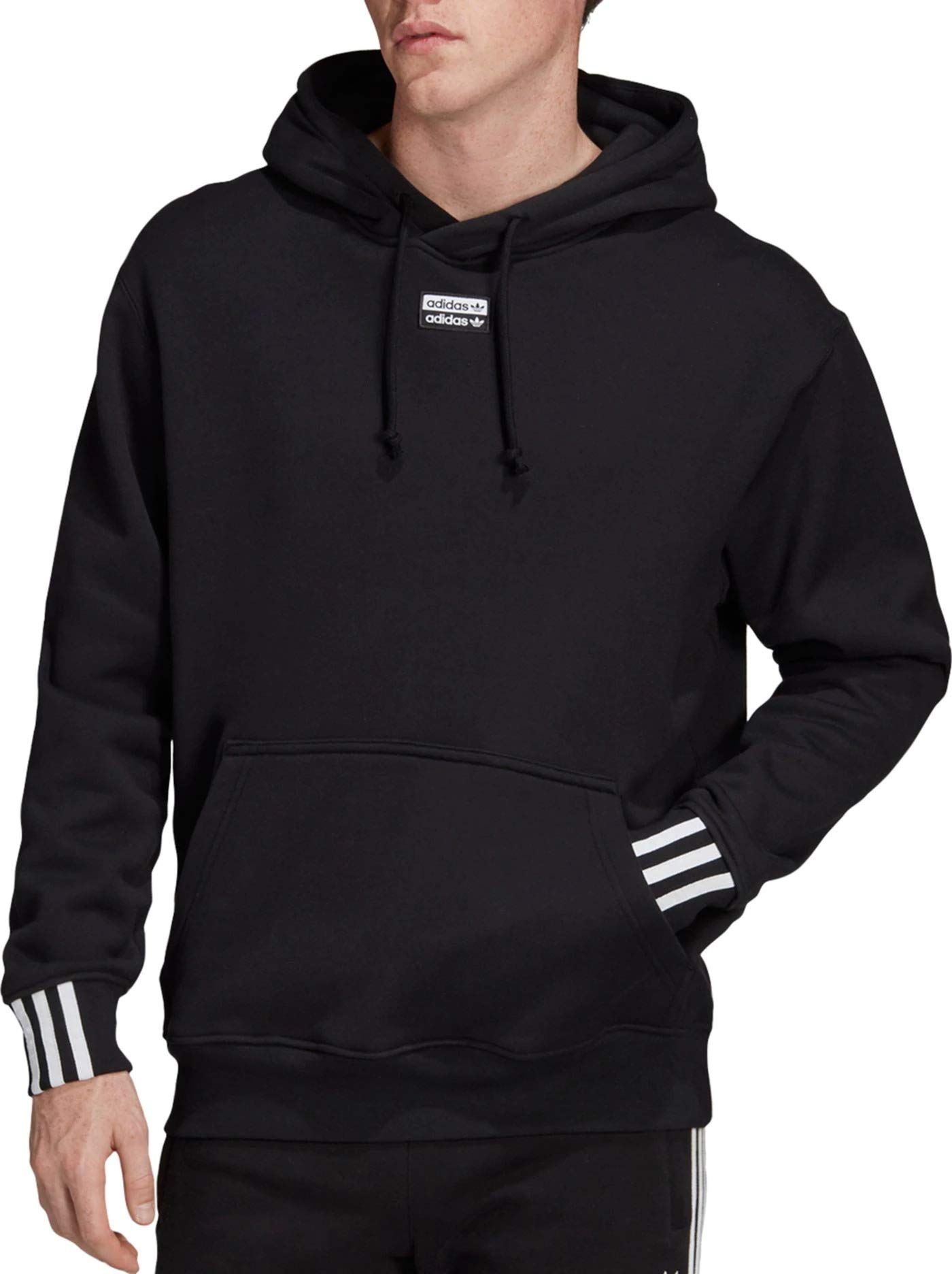 **Adidas Originals Men's Vocal Directional Hoodie - Black, Medium | Stylish & Comfortable Pullover for Casual Wear & Street Fashion**