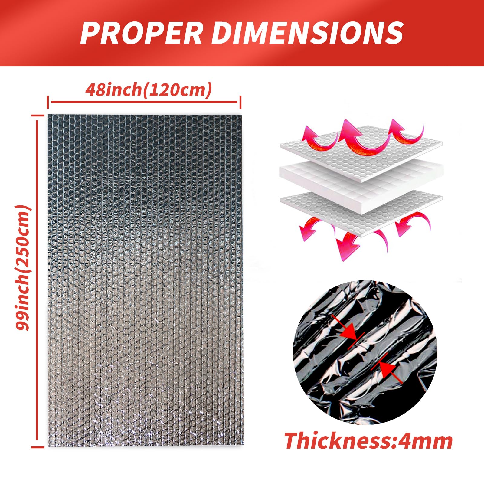 Aiglille Reflective Insulation Foam - 48
