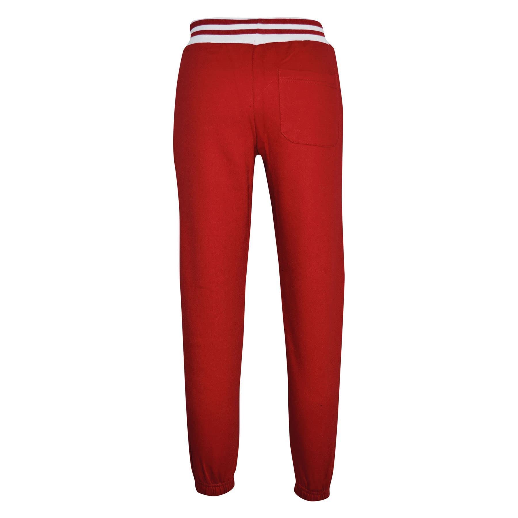 Fashion Fox Baseball Tracksuit Set - Red Contrast Jacket & Joggers for Men (Size 7-8) | Comfortable Athletic Wear for Training, Games & Casual Street Style