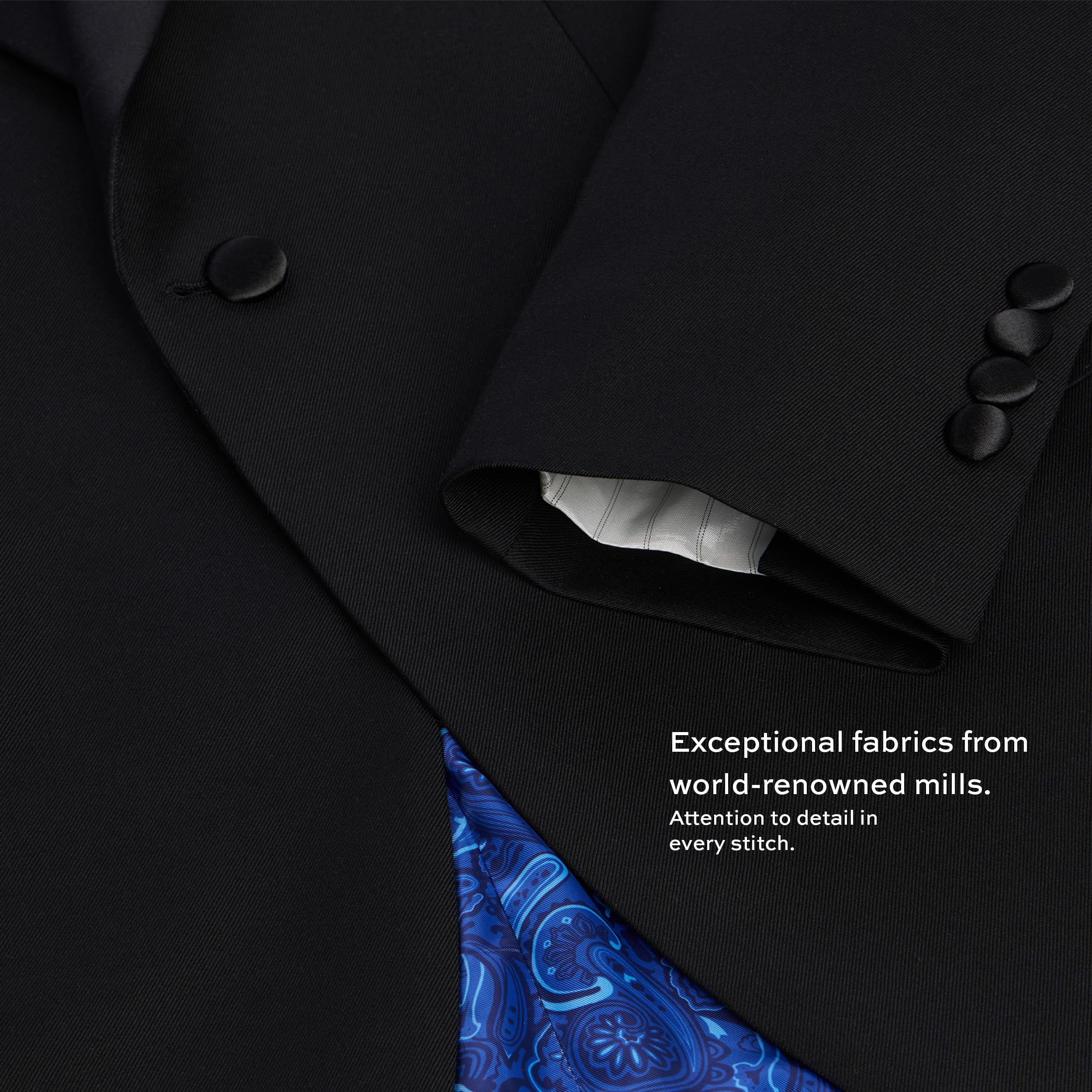 Premium Men's Tuxedo Suit - Tailored Fit Formal Wear for Weddings, Prom & Black Tie Events | Elegant Slim Fit Tuxedo Jacket & Pants Set | High Quality Menswear for Special Occasions