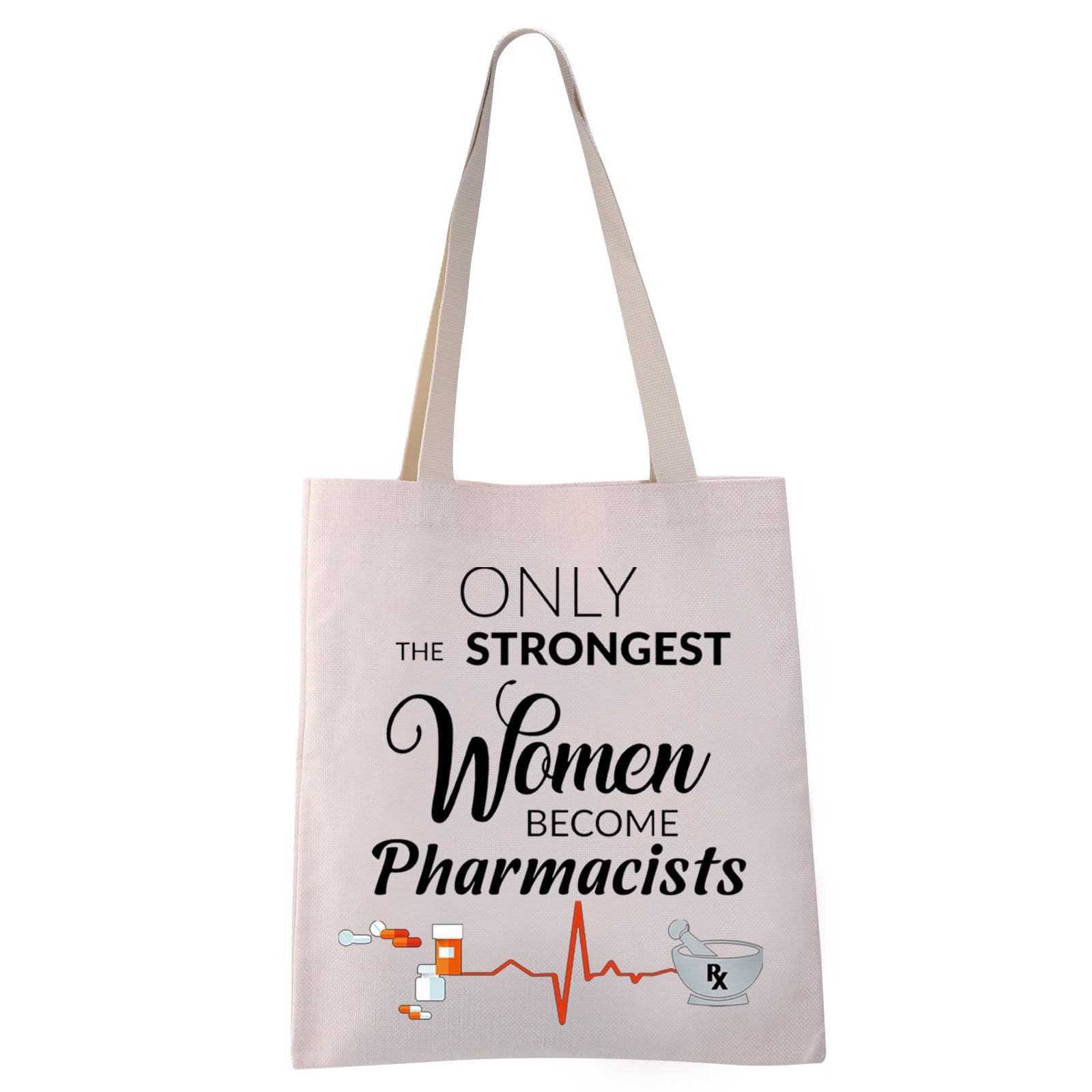VAMSII Women's Pharmacist Tote Bag - Perfect Pharmacy Technician Gift for Graduation, Appreciation & Work - Durable Shoulder Bag for Pharmacists & Pharmacy Students - Ideal for Work, School & Everyday Use