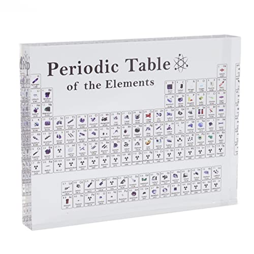 Acrylic Periodic Table of Elements - Safe, Odorless Science Gift for Teachers, Students & Kids | Perfect for Classrooms, Study Rooms & Science Enthusiasts