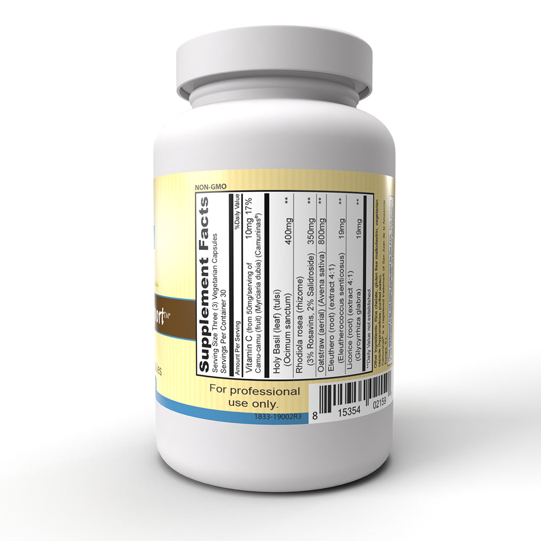 Adrenal Support Supplement for Stress Relief & Energy - 90 Vegetarian Capsules | Non-GMO, Herbal Adrenal Fatigue Support | Boost Vitality for Workouts, Busy Lifestyles & Daily Stress Management