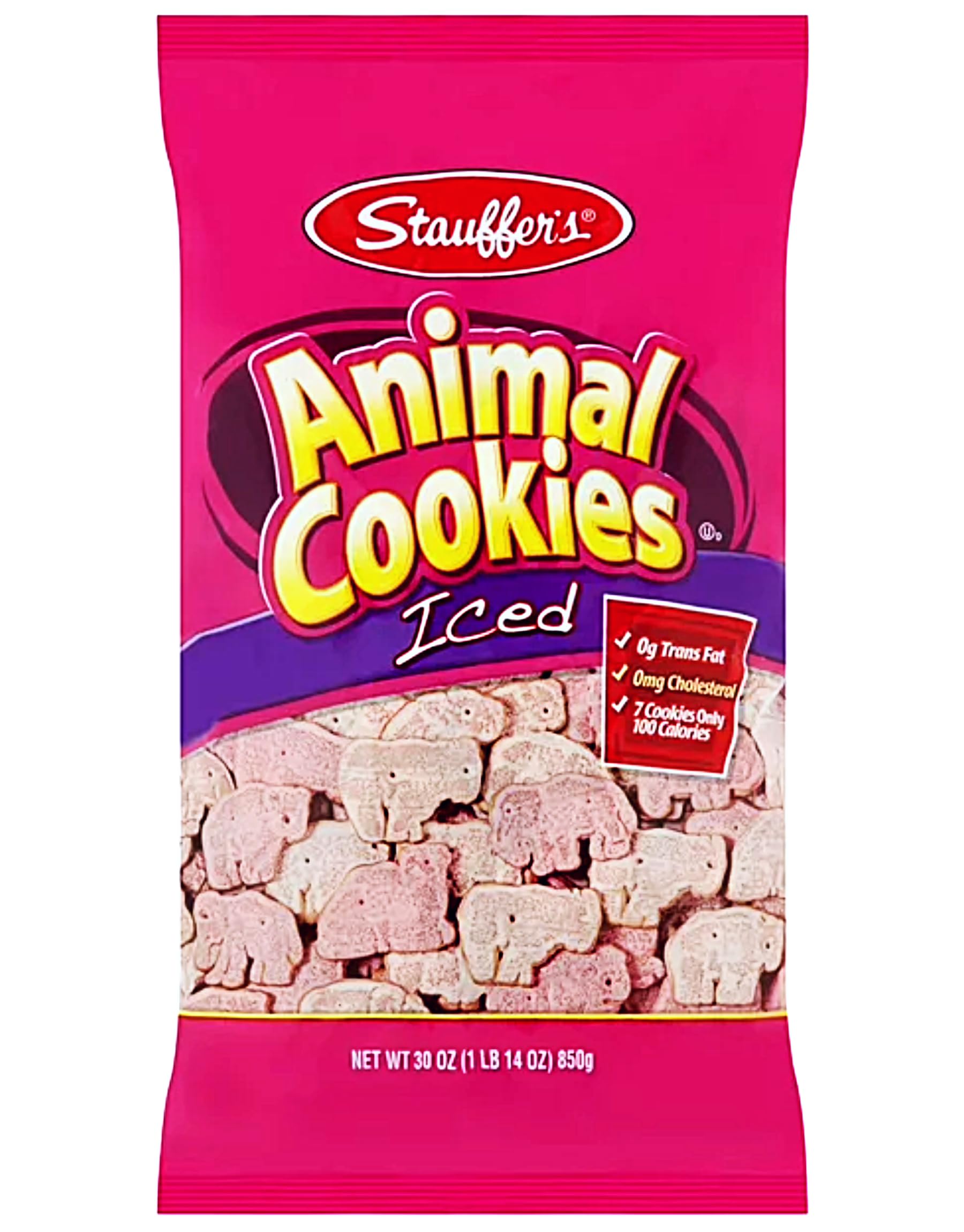 Stauffers Chocolate Animal Crackers & Iced Cookies Value Pack - 16/20/30 oz Shelf-Stable Snacks (2 Pack) | Perfect for Lunchboxes, Parties & On-the-Go Treats