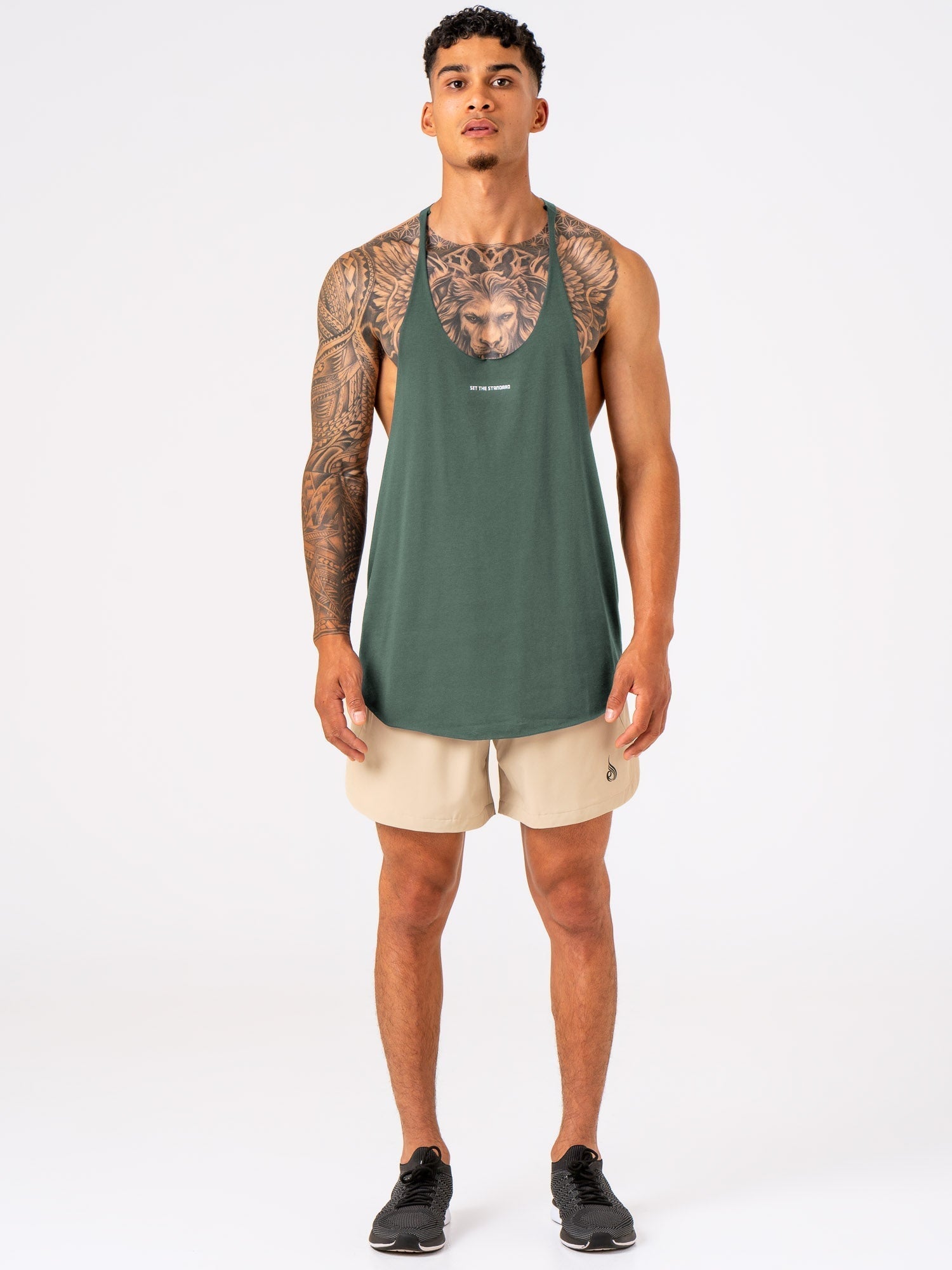 Arnie T-Shirt for Men - Soft Cotton Fern Green Tee - Casual Wear for Everyday Comfort & Style