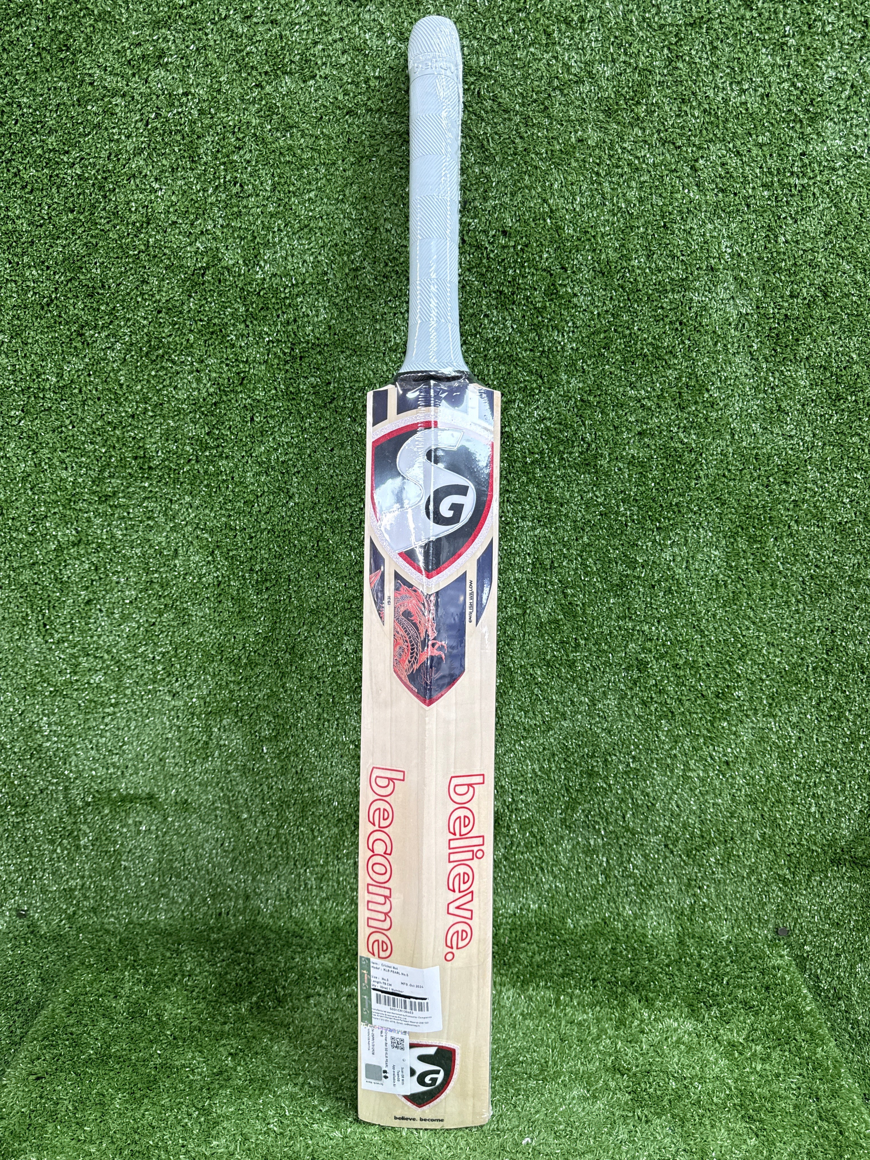 SG KLR Pearl Junior/Youth Cricket Bat - Lightweight English Willow Cricket Bat for Kids & Teens - Perfect for Training, Matches & Backyard Cricket Practice