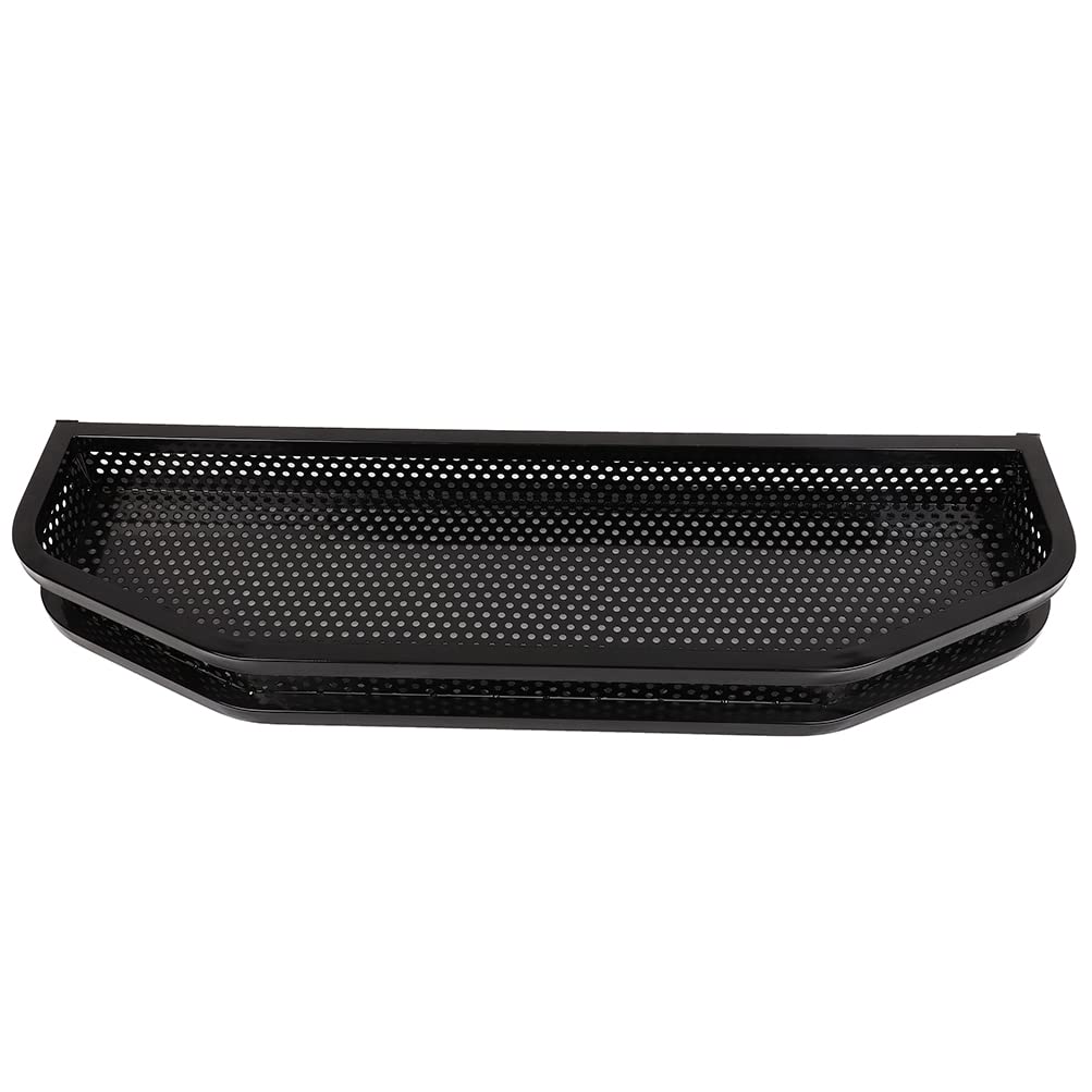 ROADFAR EZGO RXV Front Golf Cart Basket - Heavy Duty Steel Utility Storage Basket for Golf Carts - Extra Cargo Space - Black - Perfect for Golf Gear, Groceries & Outdoor Accessories