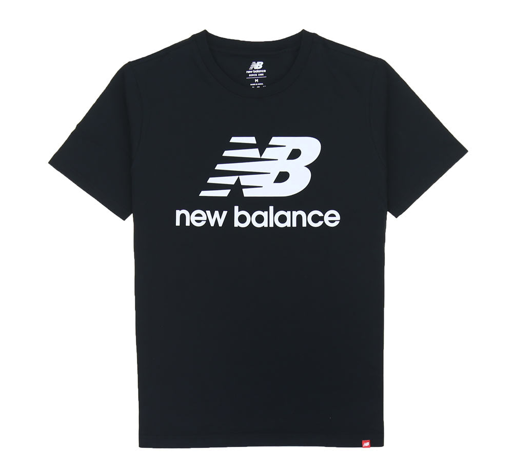 ESSENTIALS Stacked Logo T-Shirt for Men & Women | Premium Cotton Crewneck Tee for Casual Wear, Street Style & Everyday Outfits