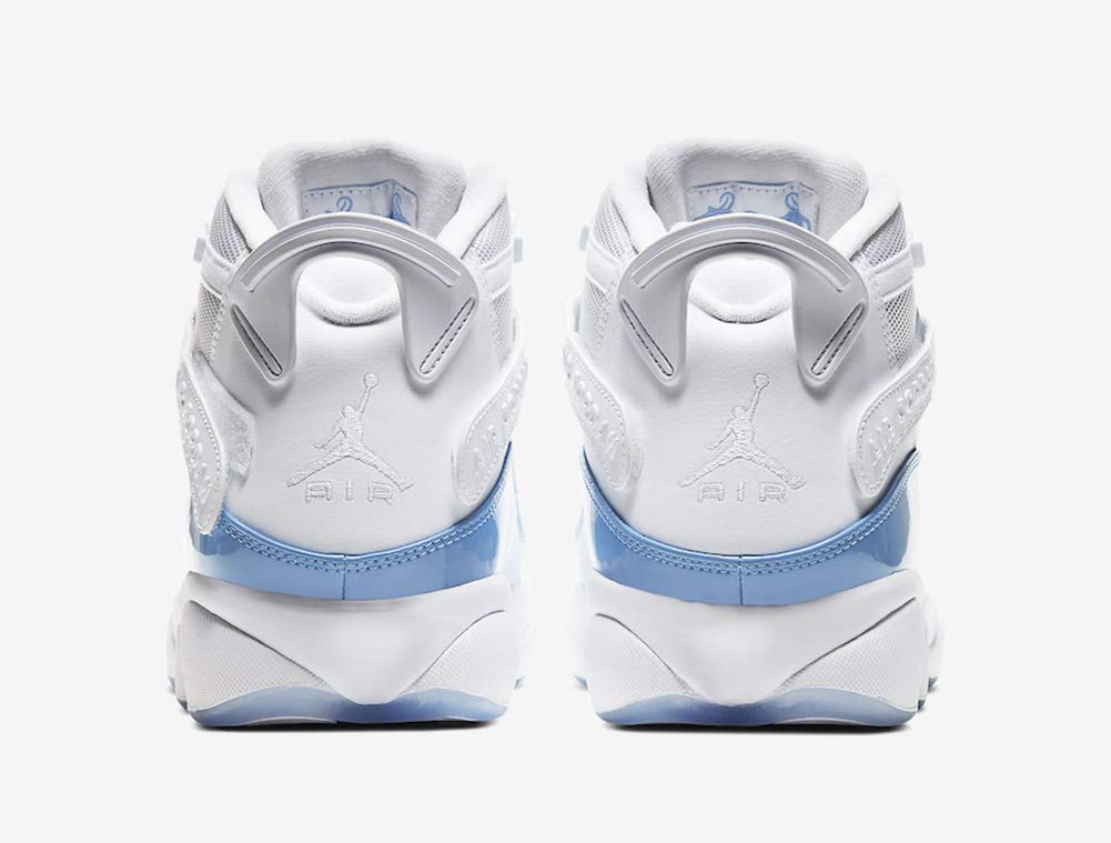 Nike Jordan 6 Rings Men's Basketball Shoes - White/Black (CW7037-100) Size 13 | High-Performance Sneakers for Basketball, Streetwear & Casual Wear