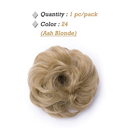 Messy Bun Hair Extension for Curly Hair - Clip-in Updo Hairpiece for Women | Perfect for Weddings, Parties & Everyday Styling