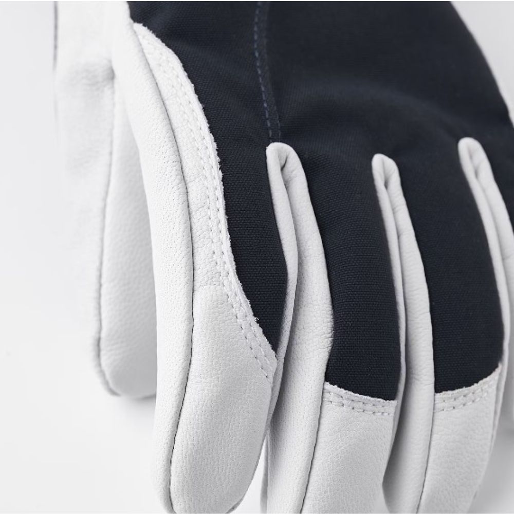 Hestra Heli Women's Ski Gloves - Navy/Offwhite - Warm Waterproof Winter Gloves for Skiing, Snowboarding & Outdoor Activities