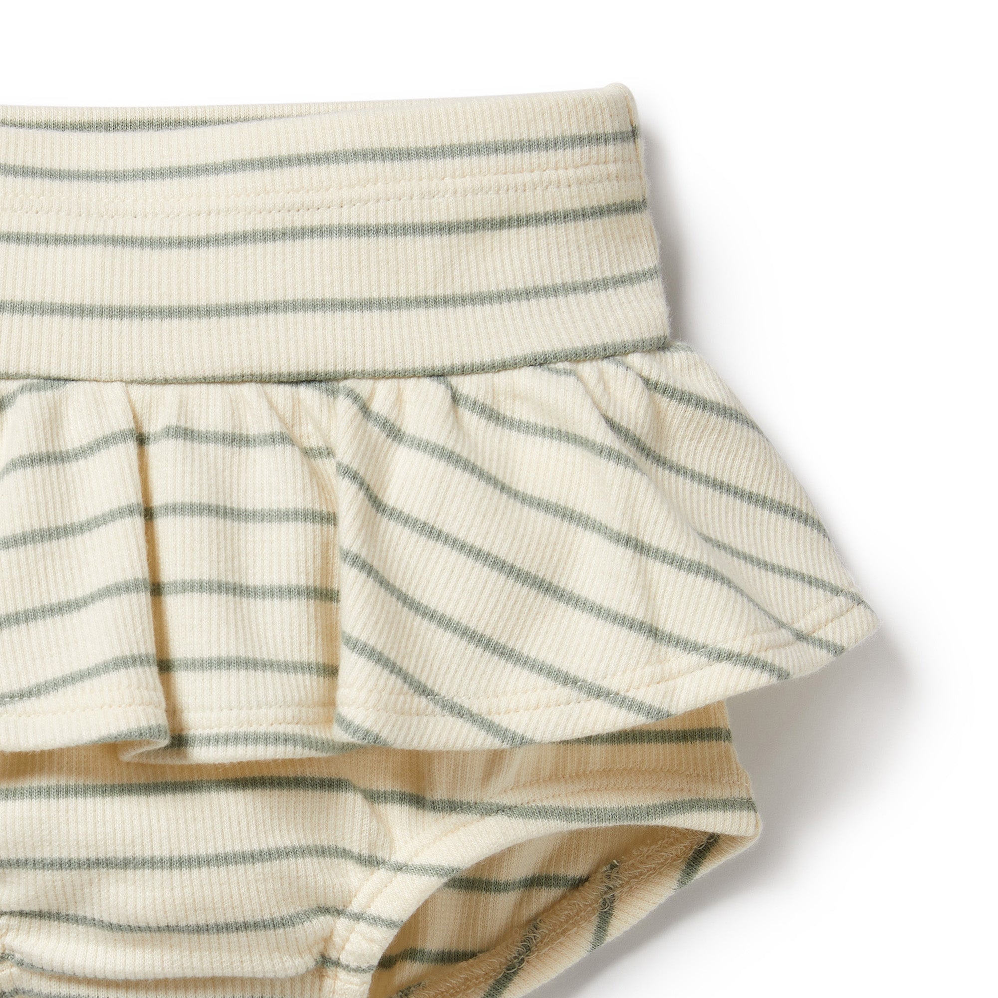 Petit Sage Organic Ruffle Diaper Pants - Soft & Breathable Baby Cloth Diapers for Newborns & Infants | Perfect for Daycare, Travel & Home Use