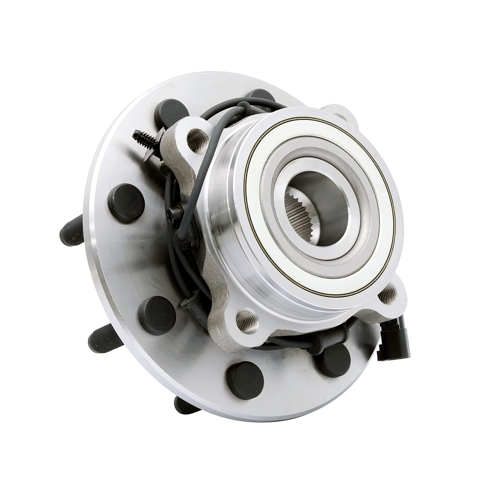 FKG 515101 4WD Front Wheel Bearing Hub Assembly Replacement for 2006-2008 Dodge Ram 1500/2500/3500 - Heavy Duty Truck Suspension Repair Part for Off-Road & Towing