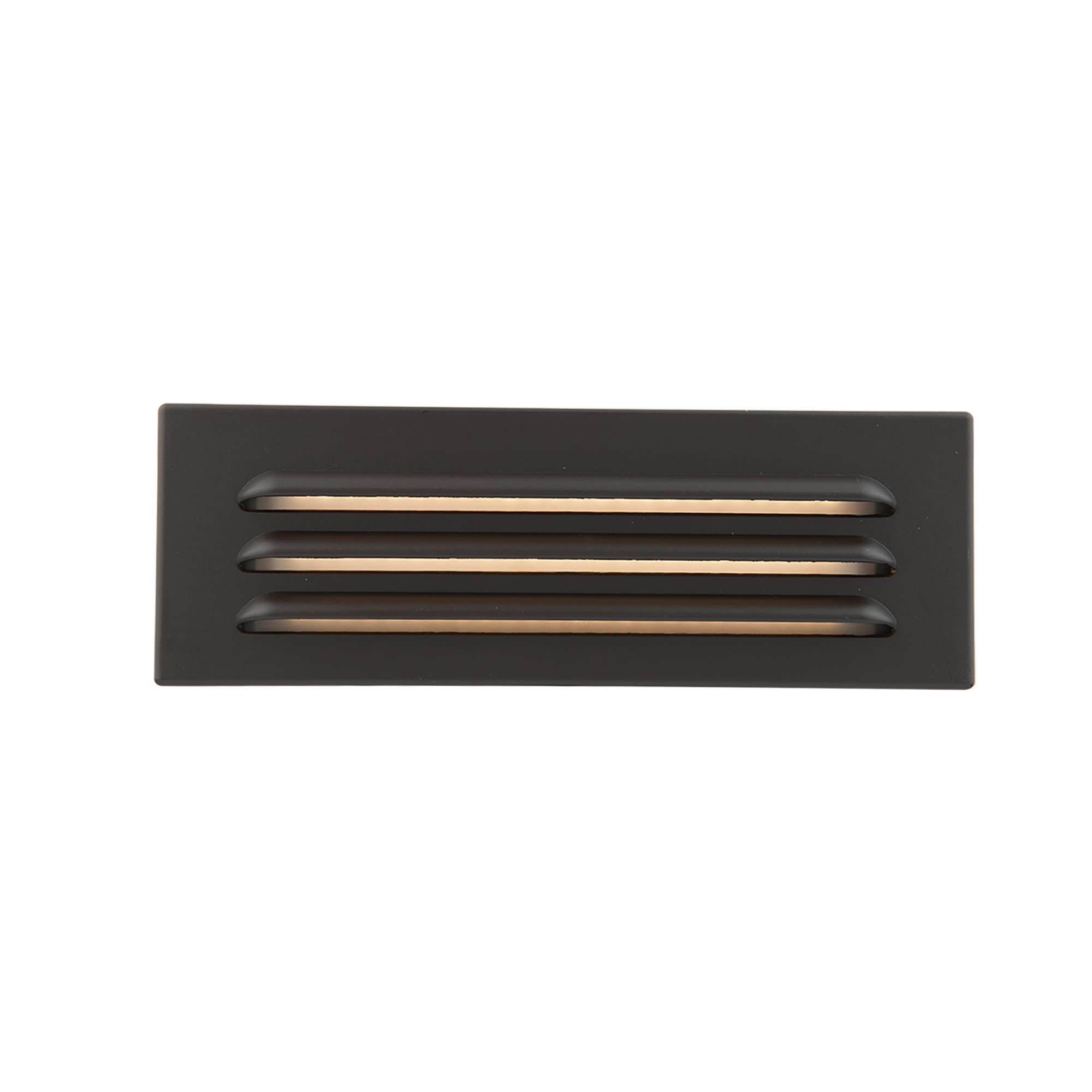 WAC Landscape Lighting - 9 Inch 12V LED Horizontal Louvered Step & Wall Light - 2700K Warm Bronze Finish - Indoor/Outdoor Use for Pathways, Stairs & Garden Accent Lighting