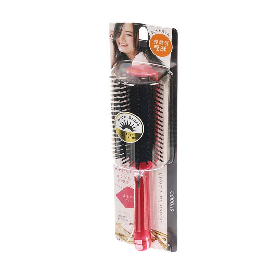 SHO BI Anti Static Blow Hair Brush - Professional Ionic Hair Styling Brush for Frizz Control & Smoothing - Perfect for Home Salon Use & Travel Styling
