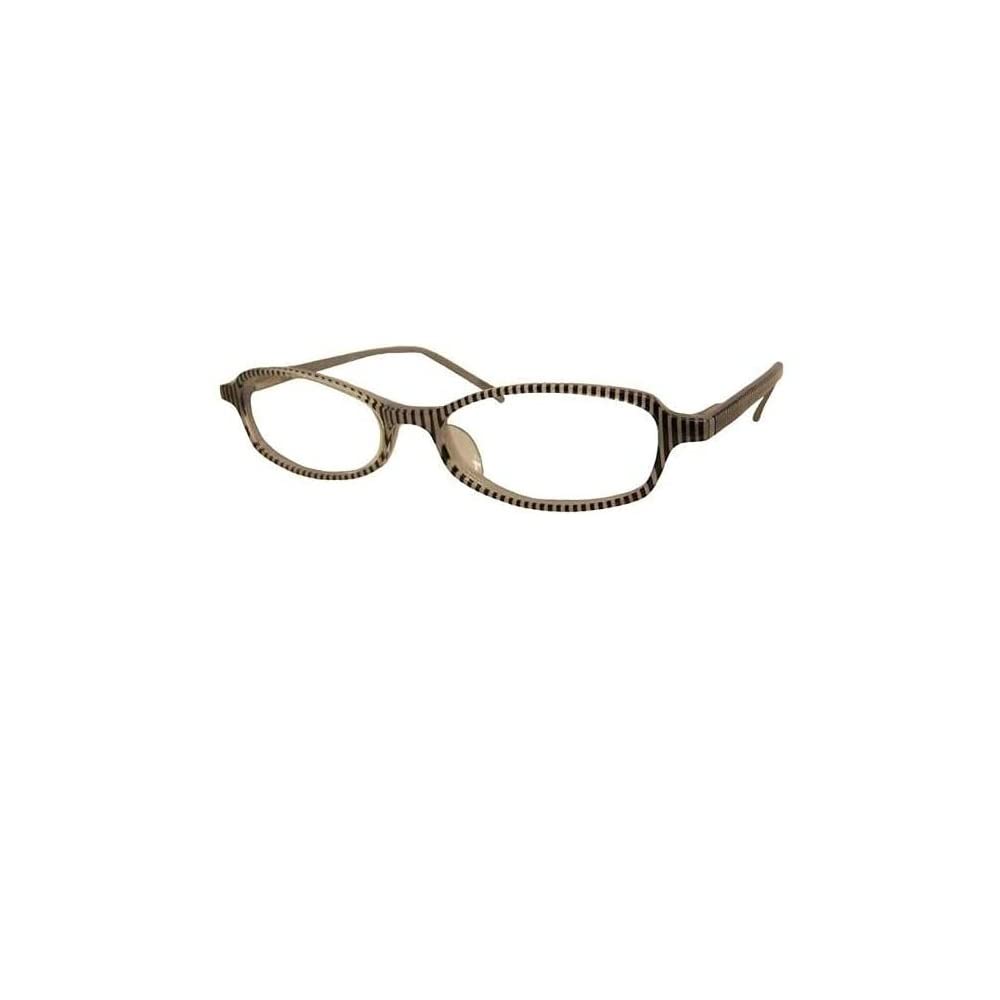 Multi-View Computer Reading Glasses Model 22 - Striped Design +1.0 Strength for Office Work & Screen Time Relief